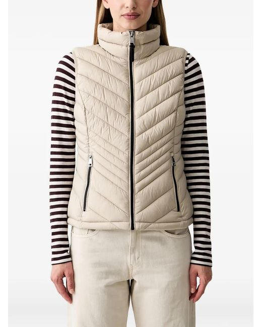 DKNY Natural Quilted Gilet