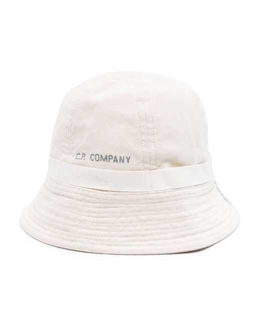 C P Company White C.P.Company Hats for men