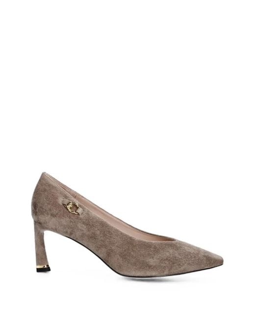 Coccinelle Multicolor Pointed-Toe Logo-Plaque Pumps