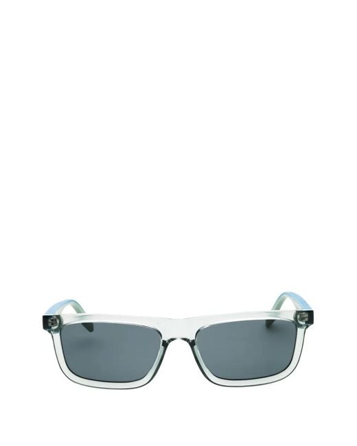 Converse Blue Square-Frame Sunglasses