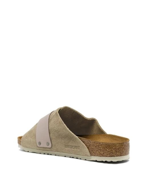 Birkenstock White Kyoto Touch-Strap Slip-On Sandals for men