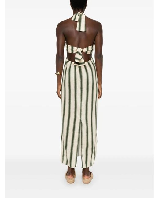 Johanna Ortiz Metallic Los Siete Mares Dress