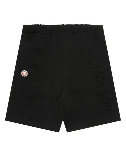 Aape By A Bathing Ape Stretchbund-Shorts Mit Logo-Prägung in Black für Herren