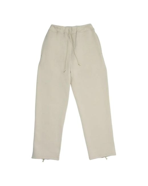 Sease White Drawstring-Waist Track Pants