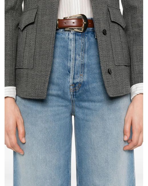Gucci Blue Jeans mit Logo-Patch