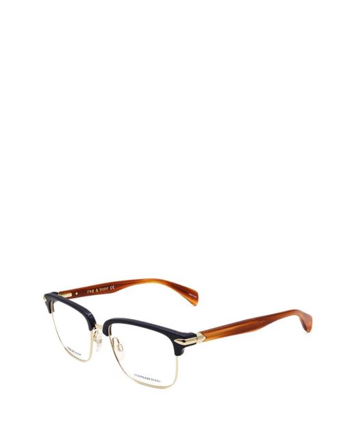 Rag & Bone White Square-Frame Glasses for men