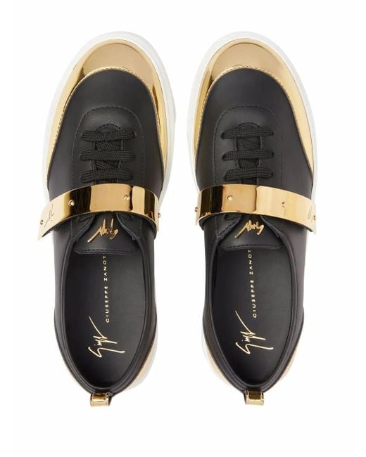 Giuseppe Zanotti Black Zenas Low-Top Sneakers