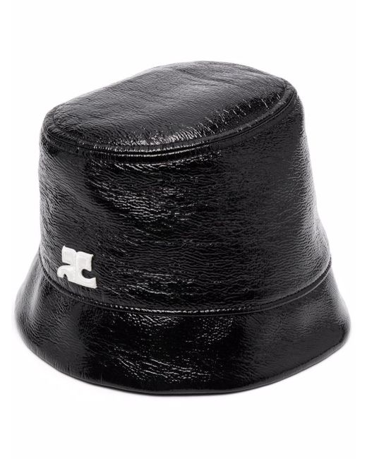 Courreges Logo-patch Bucket Hat in 
