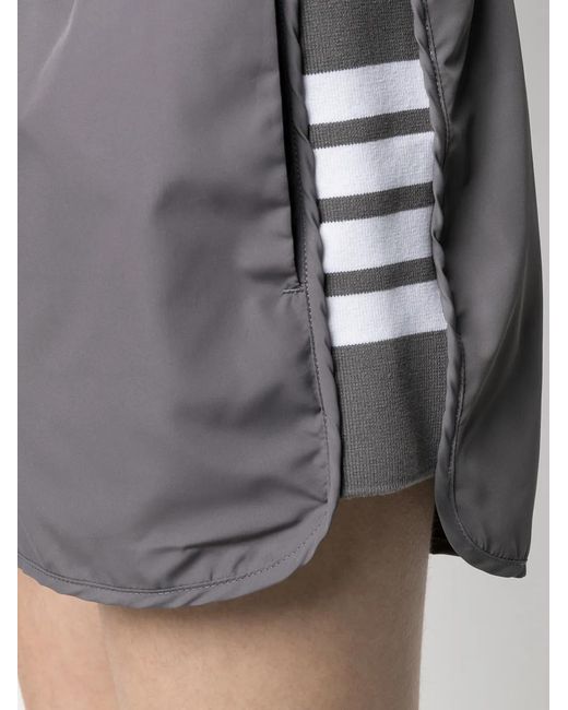 Thom Browne Gray Flyweight Tech 4-bar Running Shorts