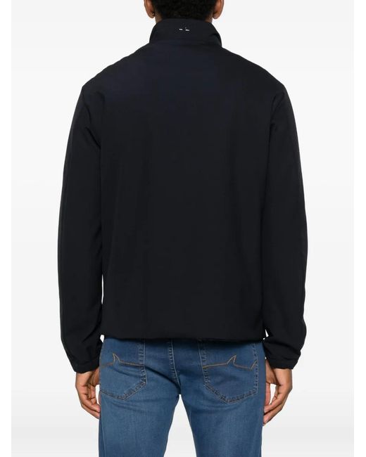 Paul & Shark Black Zip-Fastening Pocket Jacket for men