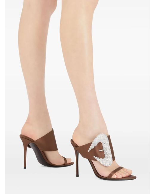 Giuseppe Zanotti Brown 105Mm Ludhovica Mules