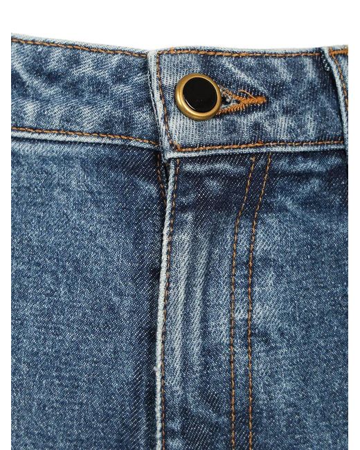 Khaite Blue Danielle Flared-Leg Jeans
