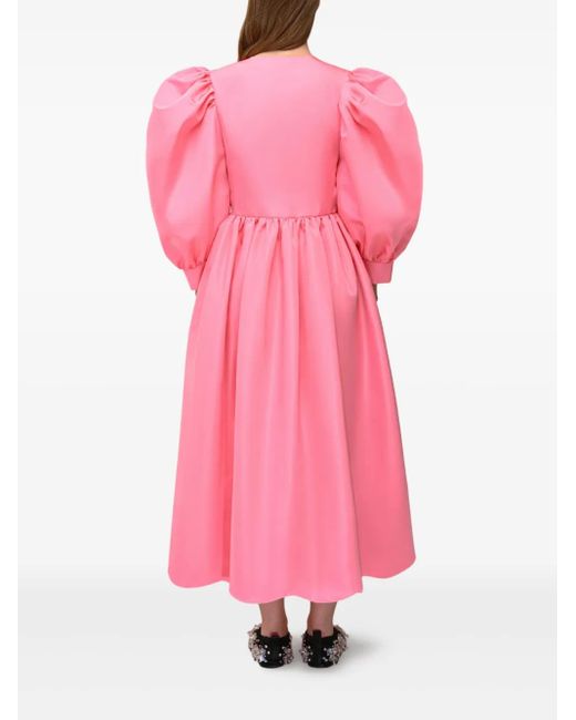 Abito A Portafoglio Con Maniche A Palloncino di Anouki in Pink