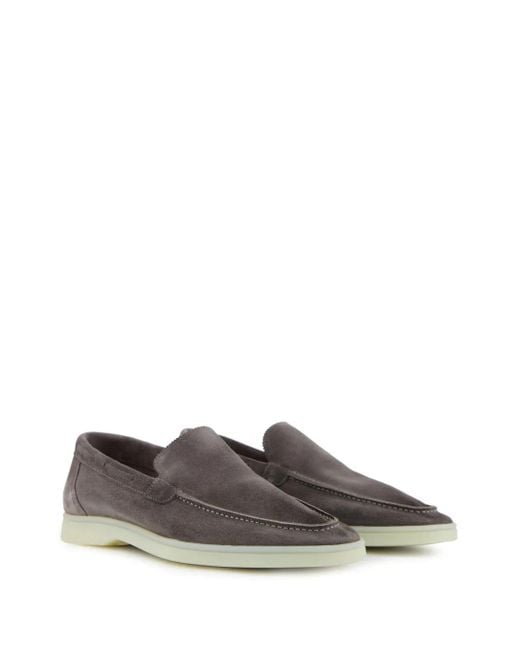Aurélien Gray Yacht Suede Loafers for men