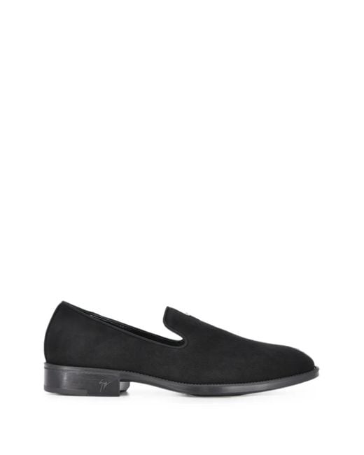 Giuseppe Zanotti Black G-Flash Loafers for men