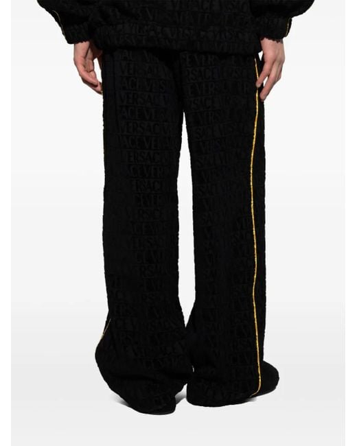 Versace Black I Love Baroque Flared Sweatpants