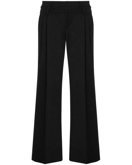 Moschino Ausgestellte Hose mit doppeltem Bund in Black für Herren