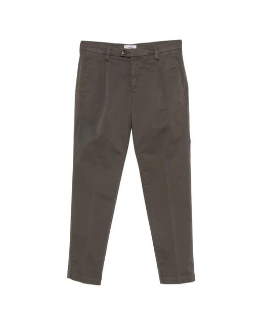 VELA SHOP Gray Pleated Chinos for men