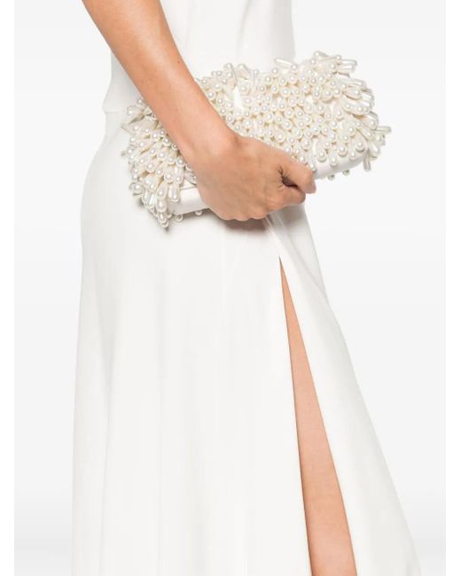 Christopher Esber Women's White Draped Asymmetric Dress