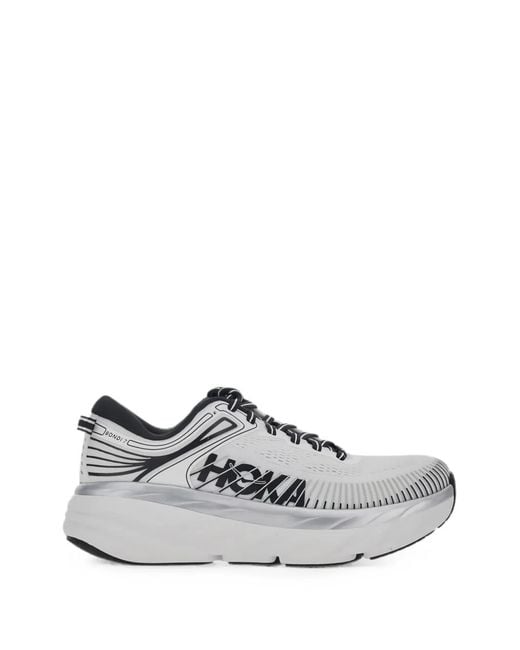 Hoka One One White Bondi 7 Sneakers for men