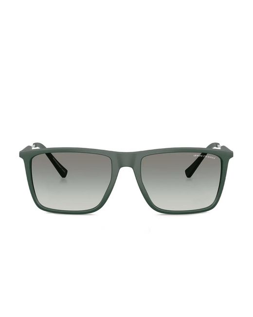 ARMANI EXCHANGE Gray Matte Square Sunglasses for men