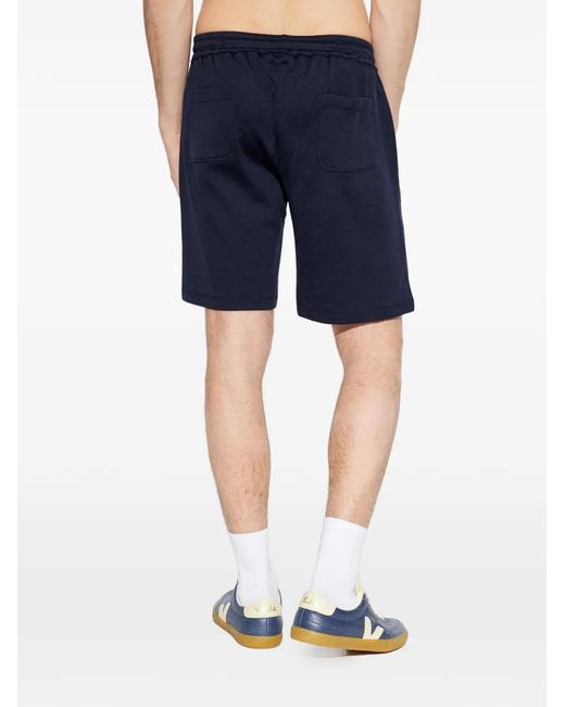 Pantalones Cortos De Chándal Con Cordones Eleventy de hombre de color Blue