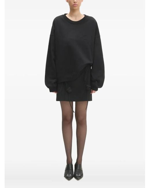 Fiorucci Black Embroidered-Logo Sweatshirt