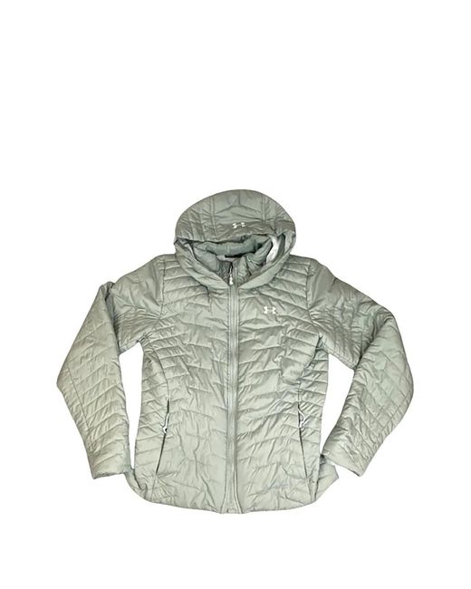 Under Armour Gray Hooded Quilted Jacket