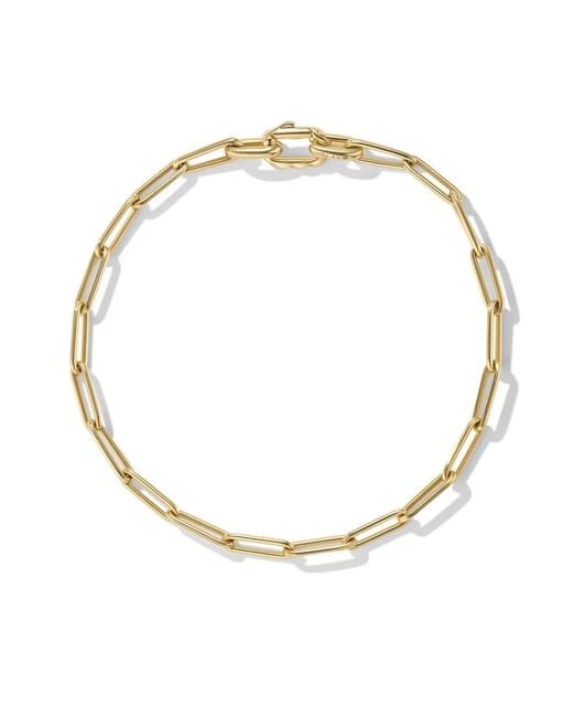 David Yurman White 18Kt Chain Link Bracelet (3.5Mm) for men