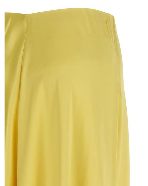 Alberta Ferretti Yellow Rock mit Spitzeneinsatz