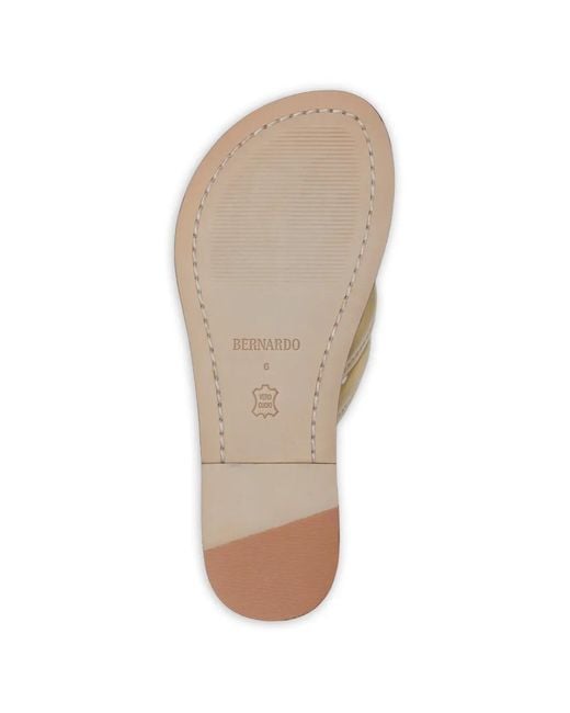 Bernardo White Miami Knotted Strap Sandals