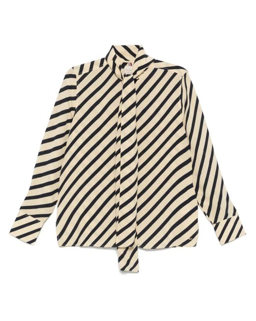 Tommy Hilfiger White X Sofia Richie Grainge Breton Bluse