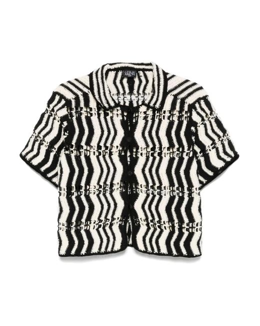 Chemise Riviera Leslie Amon en coloris Black