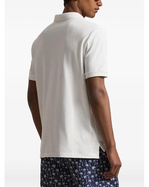 Polo Ralph Lauren White Polo Bear Polo Shirt for men
