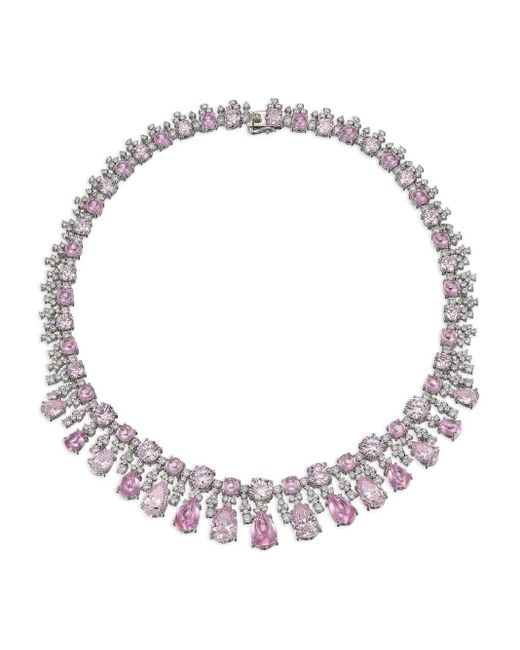 Collana Blush Tutti Frutti Con Zaffiro di Anabela Chan in Metallic