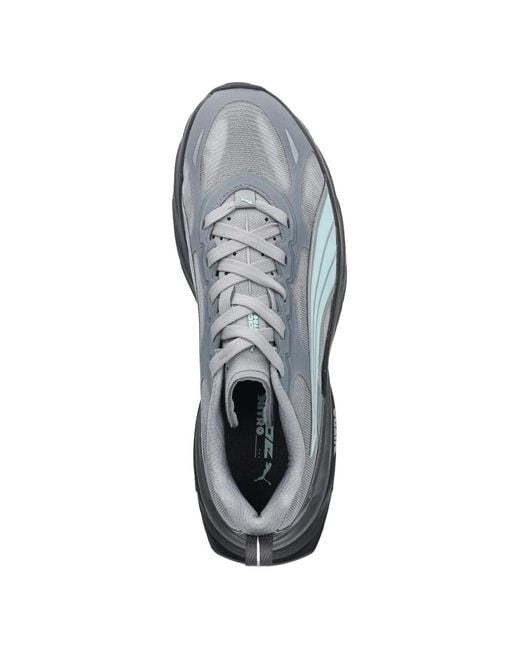 PUMA Gray Nitro V2 Running Training Sneakers