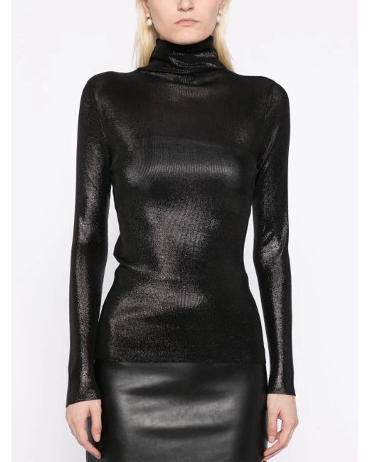 Tom Ford Black Roll-Neck Jumper