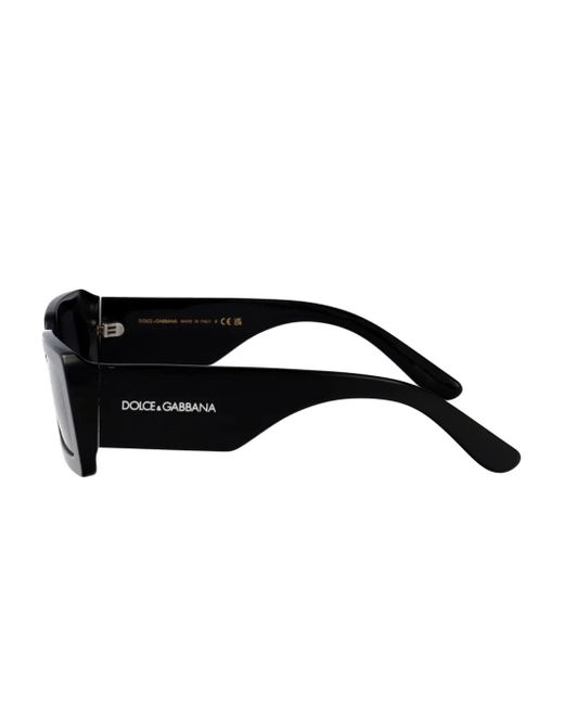 Dolce & Gabbana Black Dg4416 Rectangle-Frame Sunglasses