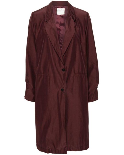 Forte Forte Red Single-breasted Coat
