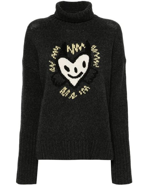 Zadig & Voltaire Black Alma We Heart Jumper