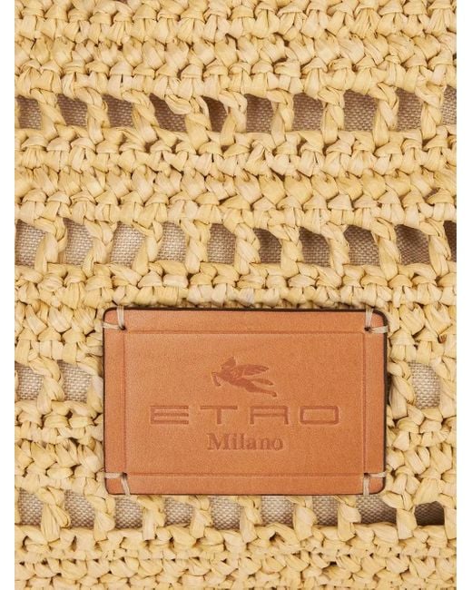 Etro Metallic Braided-Detail Crossbody Bag for men