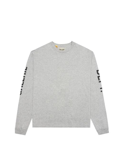 GALLERY DEPT. Gray French Souvenir Long Sleeve T-Shirt