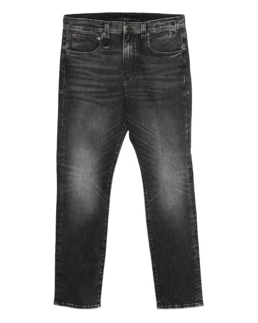 R13 Gray Five-Pockets Jeans