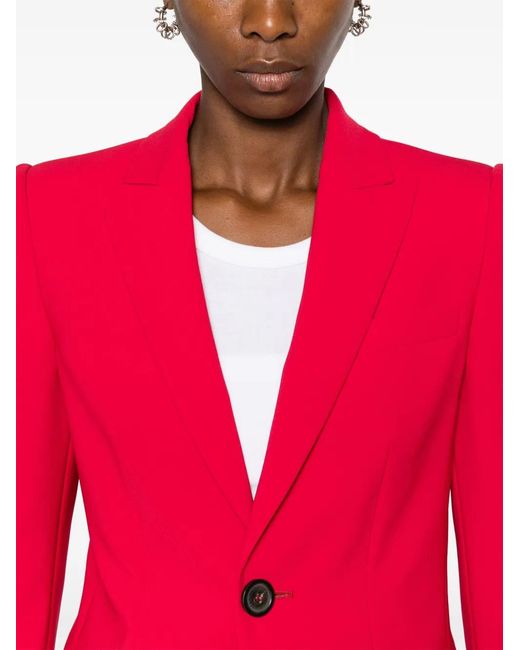 Blazer Con Placa Del Logo DSquared² de color Red