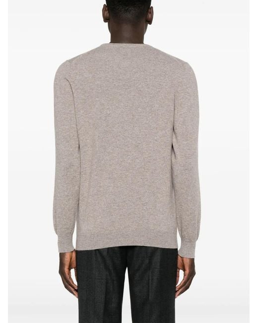 Jersey De Cachemira Fedeli de hombre de color Gray