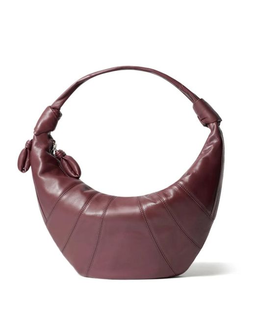 Lemaire Pink Croissant Leather Shoulder Bag