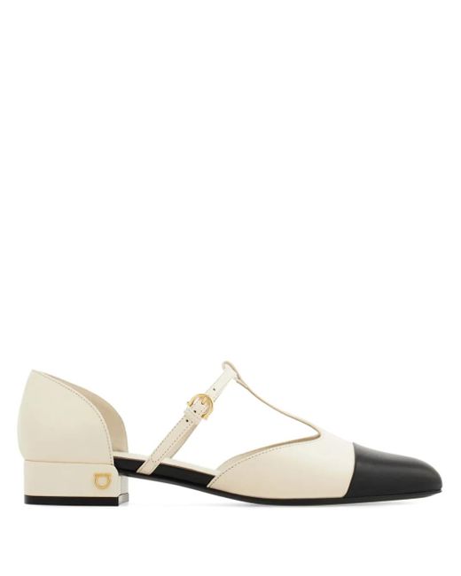Ballerine Mary Jane Linette di Ferragamo in White