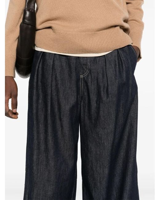 Max Mara ワイドジーンズ Blue