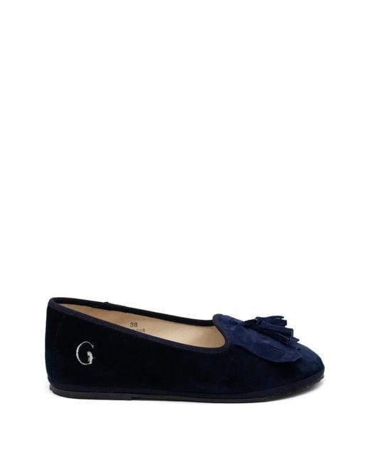 Gondolina Blue Lagazuoi Logo-Detail Loafers
