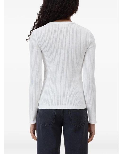 Closed White Crewneck Longsleeve